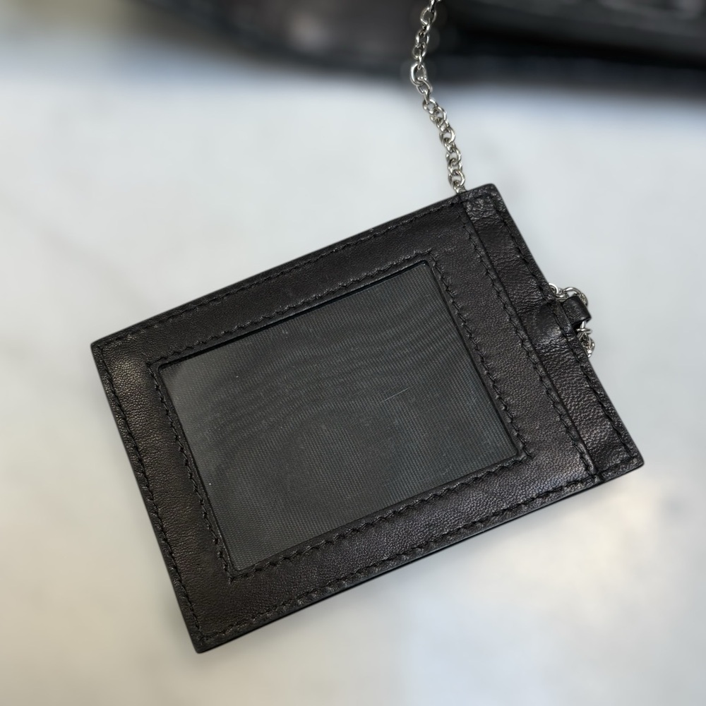 Miu Miu Black Matelassé Crystal Wallet 💎 Limited Edition w/ ID Holder - Picture 14 of 16